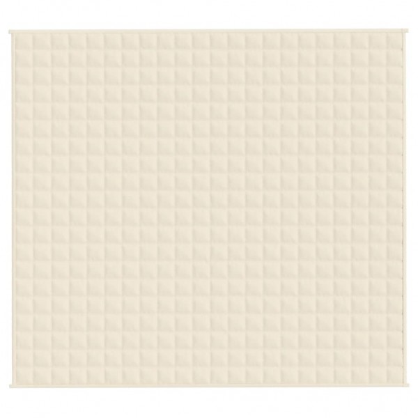 Тежко одеяло светлокремаво 200x220 см 9 кг