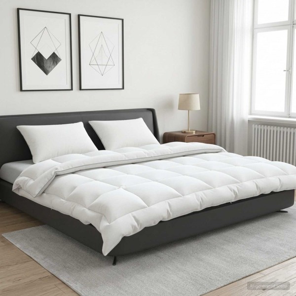 Зимна олекотена завивка Wool Blend Arctic с австралийска вълна и микрофибър, 450 г/м²
