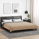 Двулицева лятна олекотена завивка Color Warm с полиестерен пълнеж, 200 г/м², в цвят антрацит и таупе