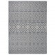 Градински плоскотъкан килим Tribal, сини шевици