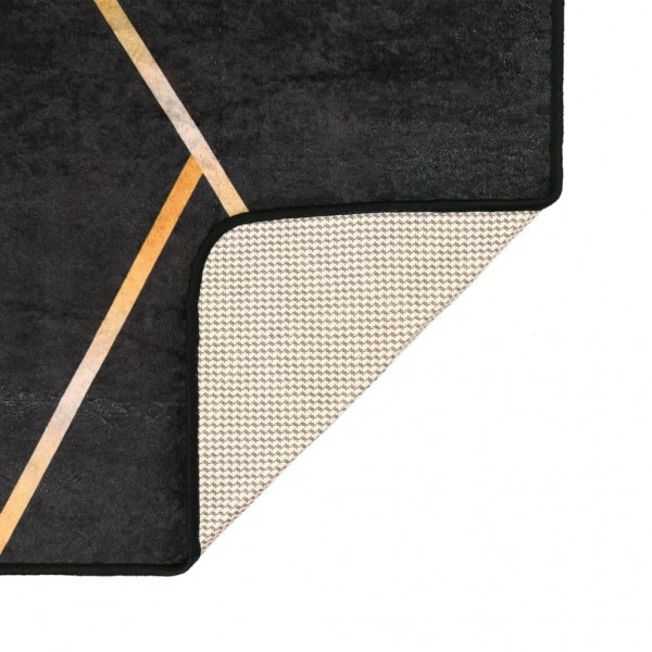 Килим MARSA Геометрична абстракция Black & Gold