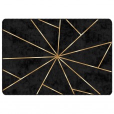 Килим MARSA Геометрична абстракция Black & Gold