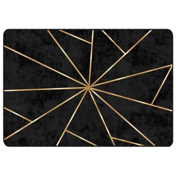 Килим MARSA Геометрична абстракция Black & Gold