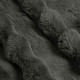 Луксозно покривало за легло тип заешка кожа Olite, тъмносиво