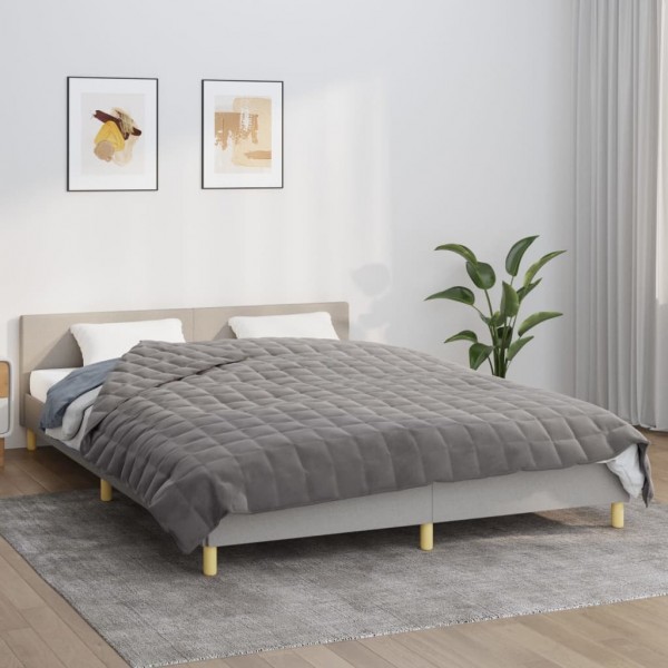 Тежко одеяло сиво 220x230 см 15 кг