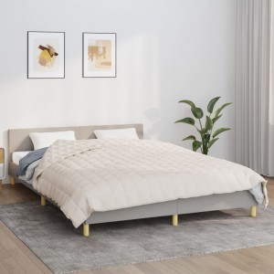 Тежко одеяло светлокремаво 220x230 см 11 кг