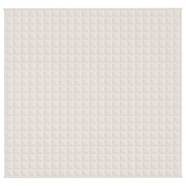 Тежко одеяло светлокремаво 220x230 см 11 кг
