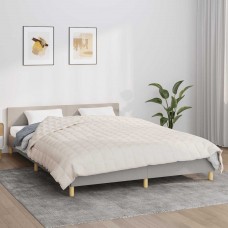 Тежко одеяло светлокремаво 220x235 см 11 кг