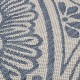 Градински плоскотъкан килим Tribal, синя шарка
