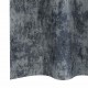 Кадифени завеси в цвят сив с метални халки, 2 бр., 140 x 225 см