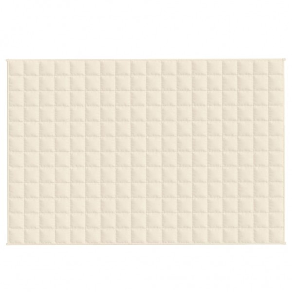 Тежко одеяло светлокремаво 120x180 см 5 кг