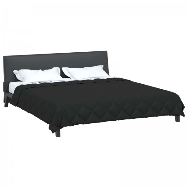 Зимна олекотена завивка Color Comfort с полиестерен пълнеж, 300 г/м², черна