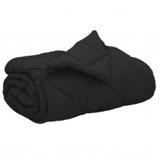 Зимна олекотена завивка Color Comfort с полиестерен пълнеж, 300 г/м², черна
