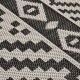 Градинска плоскотъкана пътека Tribal, черни шевици