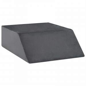 Клиновидна възглавница за крака Leg Elevation Firm, 63 x 52 x 19 см, сива