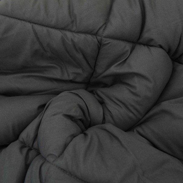Зимна двулицева олекотена завивка Color Comfort с полиестерен пълнеж, 300 г/м², в черно и антрацит