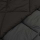 Зимна двуцветна олекотена завивка Color Arctic с полиестерен пълнеж, 450 г/м², в черно и антрацит