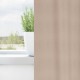 Плътни завеси в цвят таупе с метални халки, 2 бр., 140 x 245 см