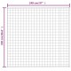 Тежко одеяло синьо 220x240 см 15 кг