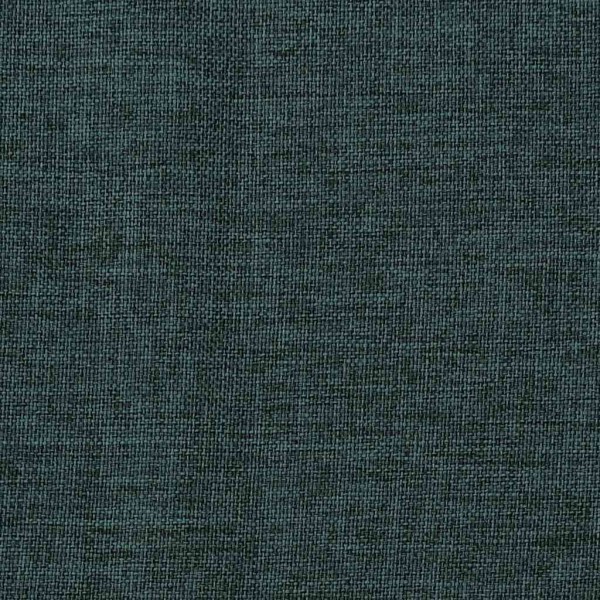 Завеси с ленена текстура в цвят зелен с метални халки, 2 бр., 140 x 245 см