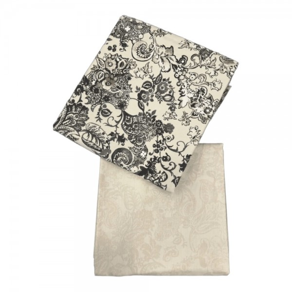 Двоен спален комплект с един плик Monica памучен сатен