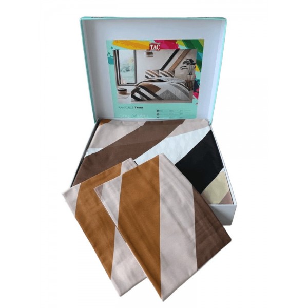 Двоен спален комплект с един плик Trent 100% памук