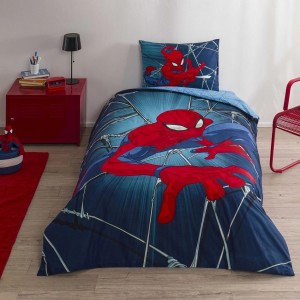 Единичен детски спален комплект Spiderman Rise 100% памук