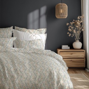 Комплект за единично легло Фиори от две части, плик и калъфка, 100% памук ранфорс