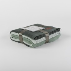 Плетено одеяло 120/175 см АМЕЛИЯ зелено