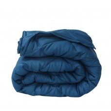 Зимна олекотена завивка за единично легло 150/210 см Елинор петрол