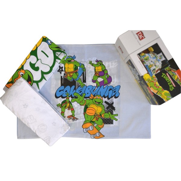 Детски спален комплект ранфорс NINJA TURTLES FOUR