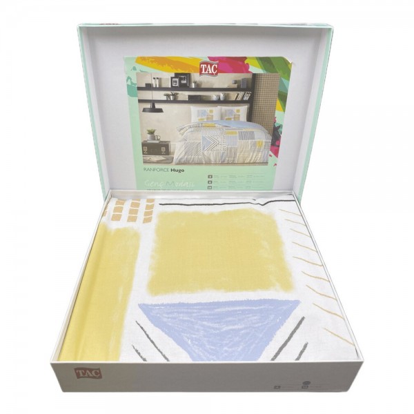 Двоен спален комплект с един плик Hugo 100% памук