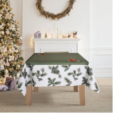 Коледна покривка за маса 100/150 см свещ