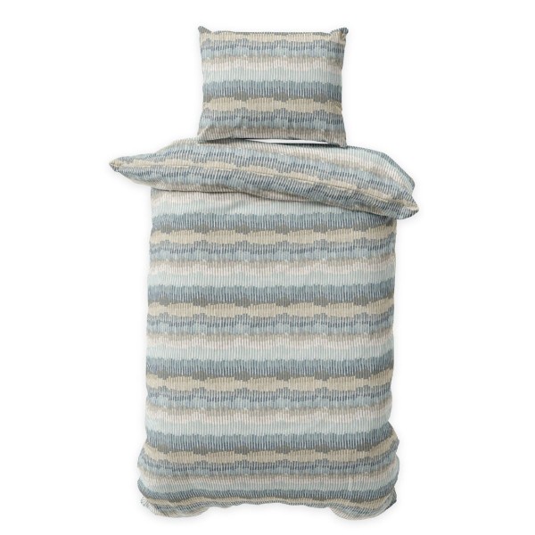 Комплект за единично легло Калейдос от две части, плик и калъфка, 100% памук ранфорс