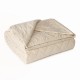 Шалте за единично легло Велвет 160/220 см, екрю