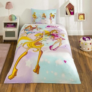 Детски спален комплект ранфорс WINX MAGIC