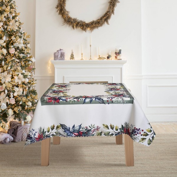 Коледна покривка за маса 100/150 см коледни клонки