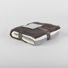 Плетено одеяло 120/175 см АМЕЛИЯ сиво