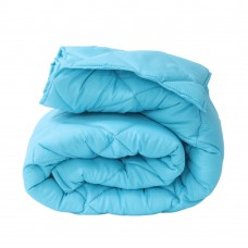 Зимна олекотена завивка за единично легло 150/210 см Елинор тюркоаз