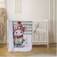 Бебешко коледно одеяло 75/120 см Мишле