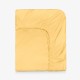 Чаршаф с ластик за матрак 140/200/30 см НЮАНСИ Жълт, 100% памук ранфорс