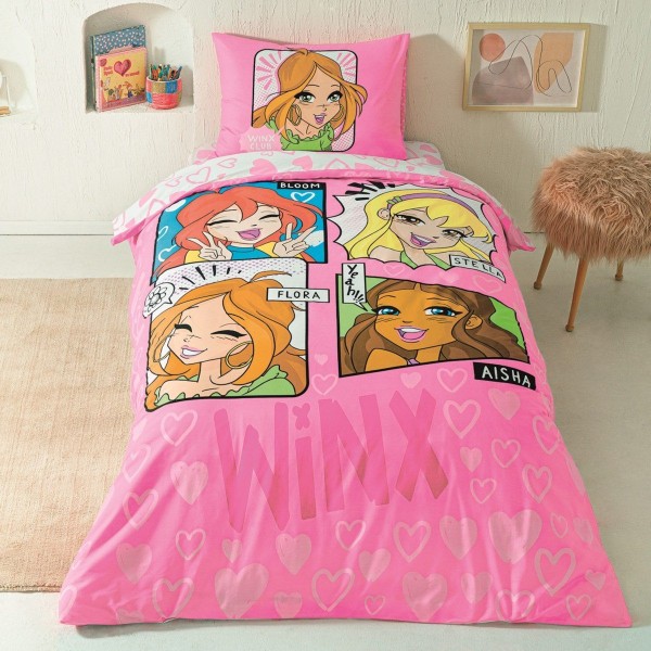Детски спален комплект ранфорс WINX GIRLS CLUB