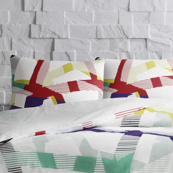 Двоен спален комплект с един плик Crimson 100% памук