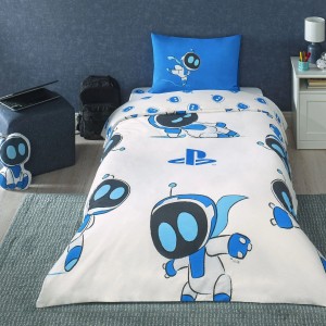 Детски спален комплект ранфорс PLAYSTATION ASTRO BOT