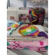 Детски спален комплект ранфорс TROLLS COLOR PARTY