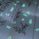 Двоен спален комплект с един плик Mistovia Glow in the Dark с флуоресциращи коедни мотиви 100% памук ранфорс