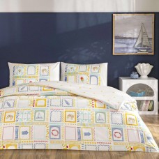 Двоен спален комплект с един плик Vario 100% памук