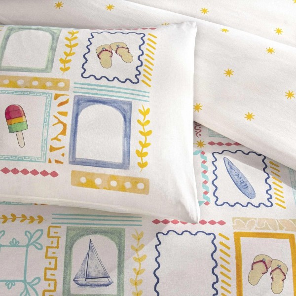 Двоен спален комплект с един плик Vario 100% памук