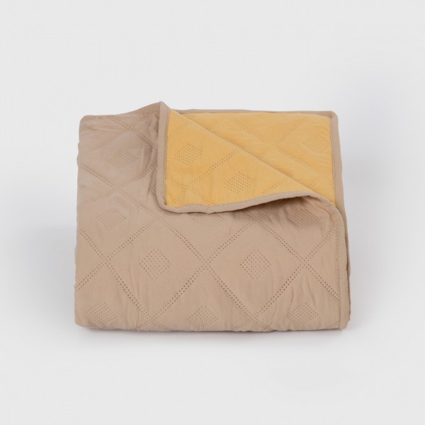 Двулицево шалте за спалня Арена 200/220 см бежово и охра