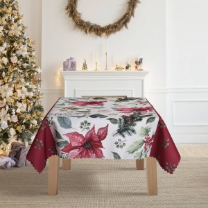 Коледна покривка за маса 100/150 см коледна звезда